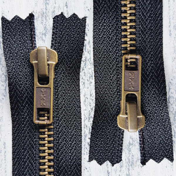 YKK No.5 closed ended ZIP - 3 Colours - 4 Sizes